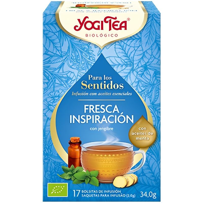 PARA LOS SENTIDOS FRESCA INSPIRACIÓN 17 FILTROS YOGI TEA