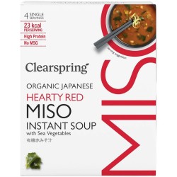 SOPA DE MISO PICANTE CON ALGAS BIO CLEARSPRING