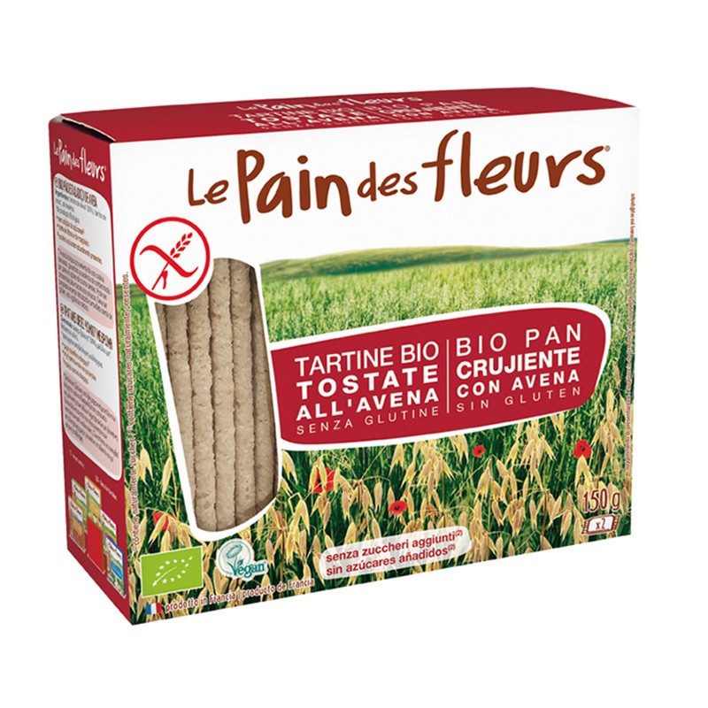 PAN DE FLORES AVENA S/GLUTEN BIO 150Gr. LES PAIN DES FLEURS