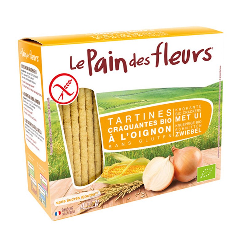 PAN DE FLORES CEBOLLA S/GLUTEN BIO 150Gr. LES PAIN DES FLEURS