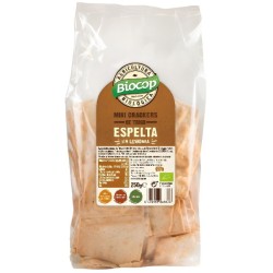 MINI CRACKERS DE TRIGO ESPELTA 250G BIOCOP