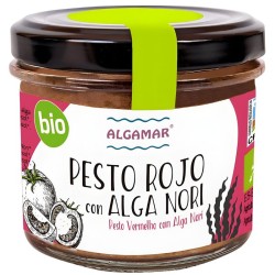 PESTO ROJO CON ALGA NORI 100G ALGAMAR