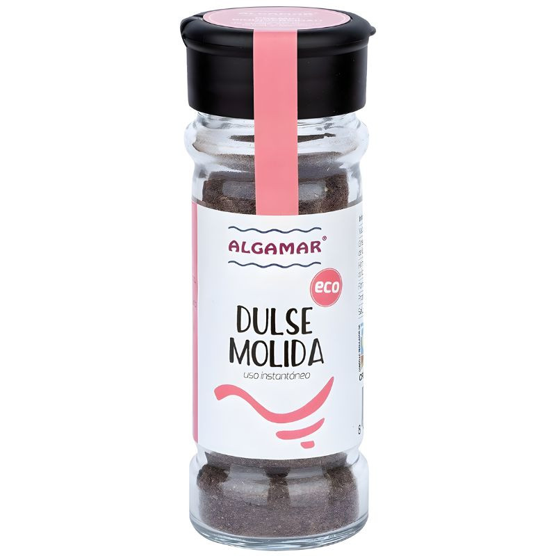 ALGA DULSE MOLIDA EN TARRO DE VIDRIO ESPECIERO 45G ALGAMAR