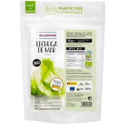 ALGA LECHUGA DE MAR (ULVA) EN COPOS 50G ALGAMAR