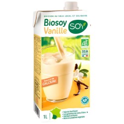 BIOSOY BEBIDA DE SOJA Y VAINILLA 1L SOY