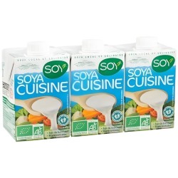 CREMA DE SOJA CUISINE 3X200ML SOY