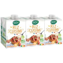 ARROZ CREMOSO RIZ CUISINE 3X200ML SOY
