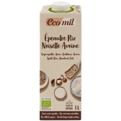 ECOMIL ESPELTA, ARROZ, AVELLANAS Y AVENA 1Lt. NUTRIOPS