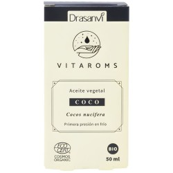 ACEITE VEGETAL DE COCO (PRIMERA PRESIÓN EN FRÍO) 50ML DRASANVI