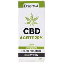 ACEITE DE CBD BROAD SPECTRUM 20% 10ML DRASANVI