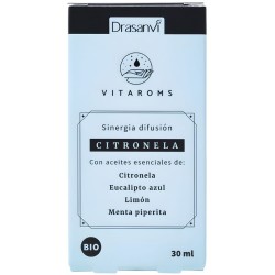 SINERGIA DIFUSIÓN CITRONELA BIO 30ML VITAROMS DRASANVI