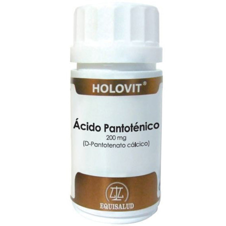 HOLOVIT ACIDO PANTOTENICO 200Mg. 50 CAPSULAS EQUISALUD