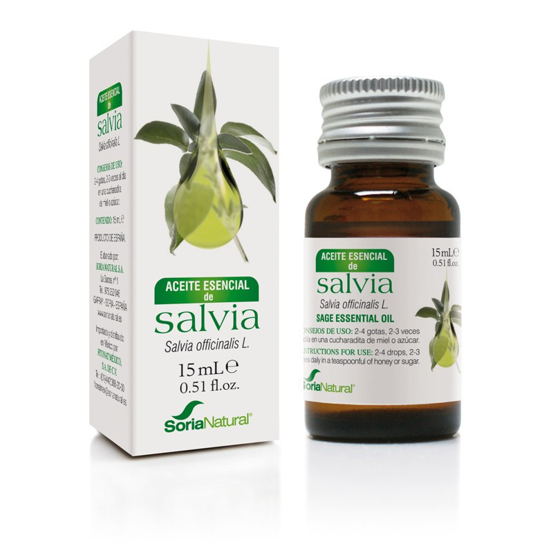 ACEITE ESENCIAL DE SALVIA 15Ml. SORIA NATURAL