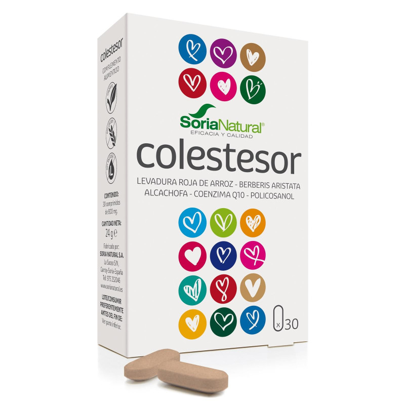 COLESTESOR 30 COMPRIMIDOS SORIA NATURAL