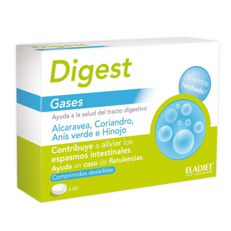 DIGEST GASES 60 COMPRIMDOS ELADIET