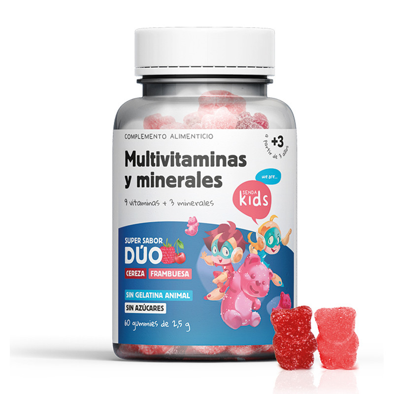 MULTIVITAMINAS Y MINERALES 60 GUMMIES HERBORA