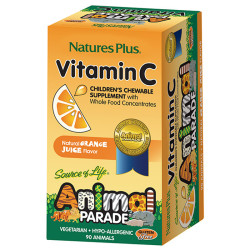 ANIMAL PARADE VITAMINA C 90 COMPRIMIDOS NATURE´S PLUS