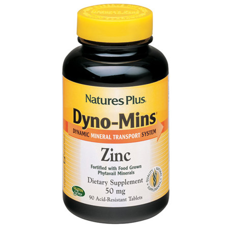 DYNO-MINS ZINC 60 COMPRIMIDOS NATURE´S PLUS