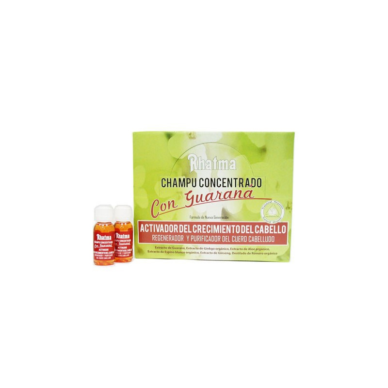 CHAMPU ESTIMULADOR CON GUARANA 30Ml. RHATMA