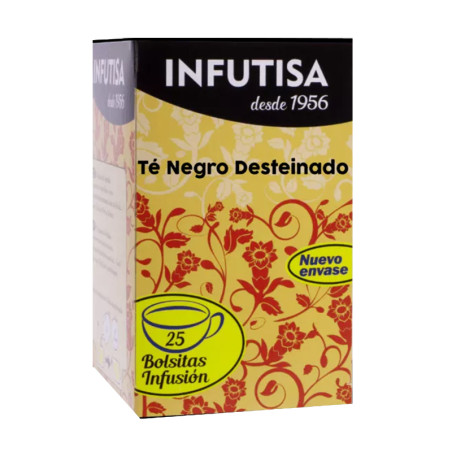 TE NEGRO DESCAFEINADO 25 FILTROS INFUTISA