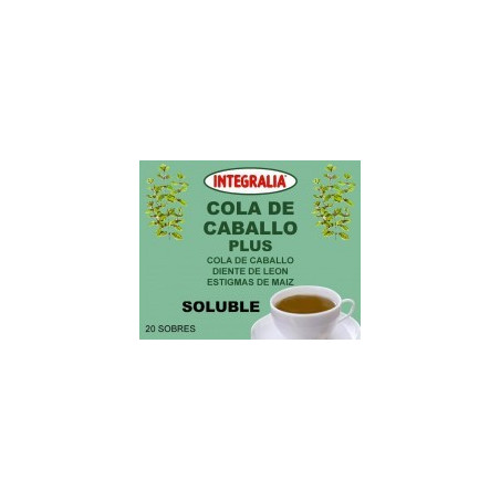 COLA DE CABALLO PLUS SOLUBLE 20 SOBRES INTEGRALIA