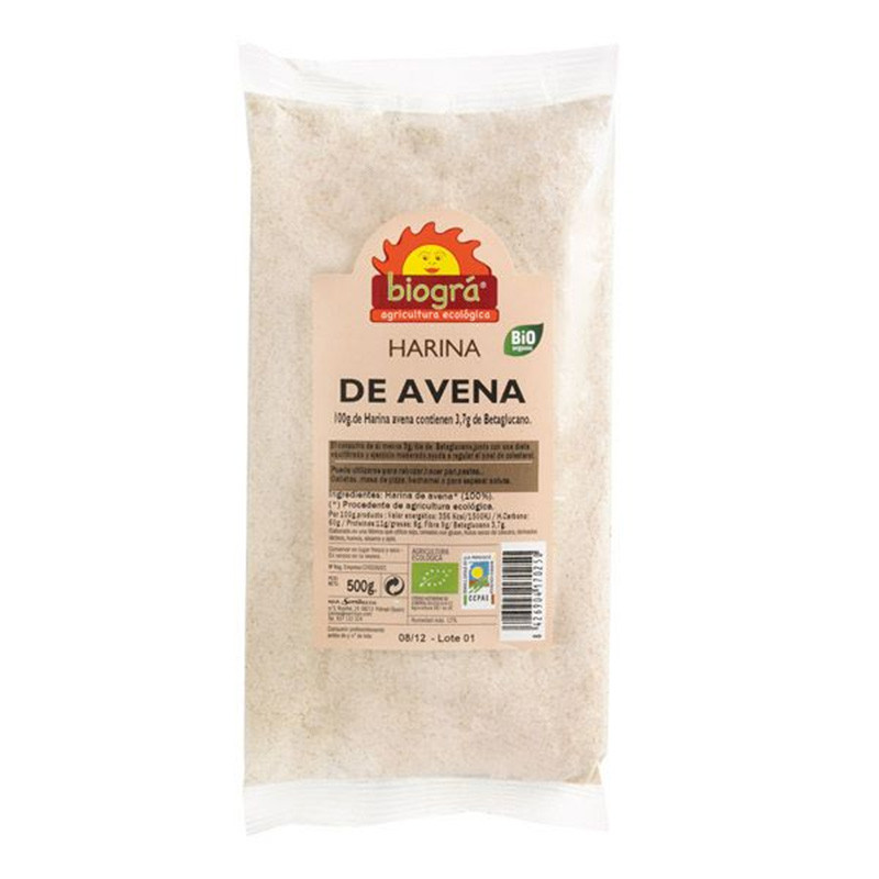 HARINA DE AVENA 500Gr. BIOGRA