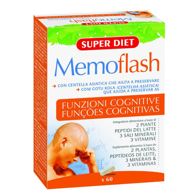 MEMOFLASH 60 CAPSULAS SUPER DIET