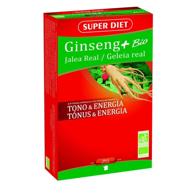 GINSENG JALEA REAL BIO 20 AMPOLLAS SUPER DIET