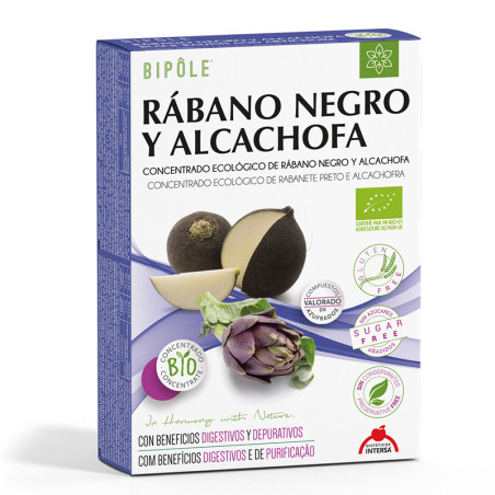 RABANO NEGRO Y ALCACHOFA BIO 20 AMPOLLAS INTERSA