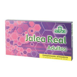 JALEA REAL ADULTOS 10 AMPOLLAS DE PLASTICO DE 10Ml. SOTYA