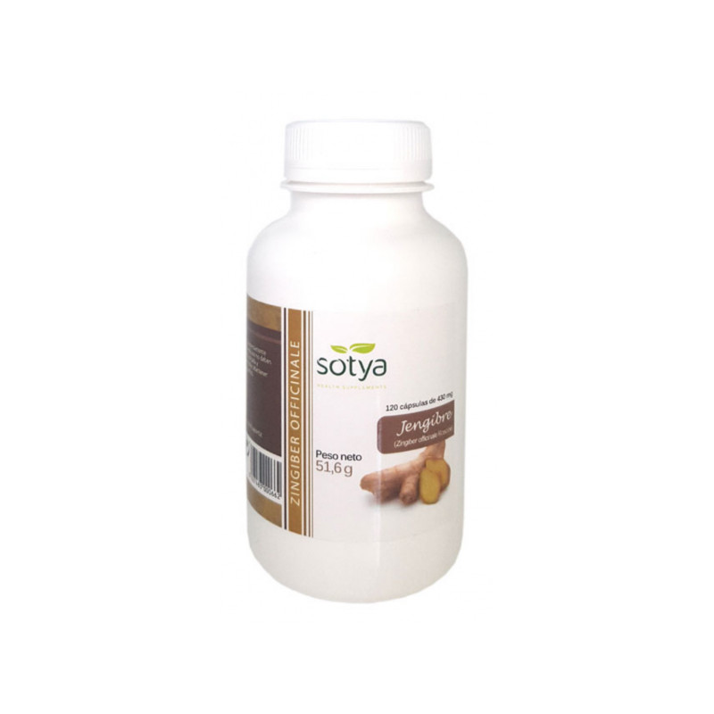 JENGIBRE 120 CAPSULAS DE 430Mg. SOTYA