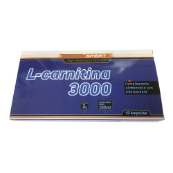 L-CARNITINA 3000Mg. 10 AMPOLLAS DE PLASTICO de 10Ml. SOTYA