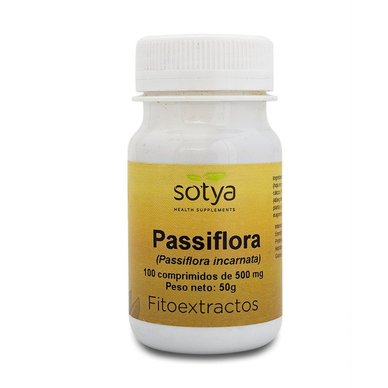 PASIFLORA 100 COMPRIMIDOS DE 500Mg. SOTYA