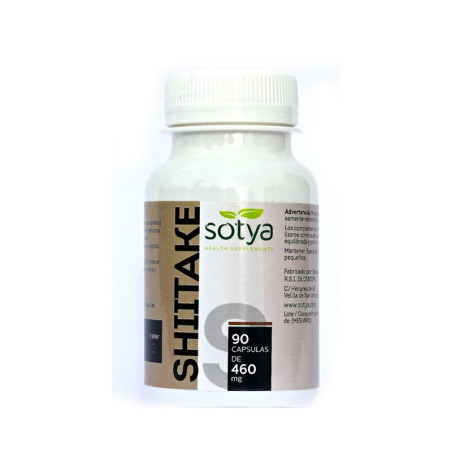 SHIITAKE 90 CAPSULAS VEGETALES DE 460Mg. SOTYA