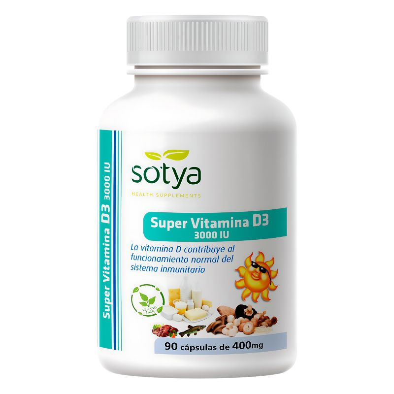 SUPER VITAMINA D3 3000UI 90 CAPSULAS SOTYA