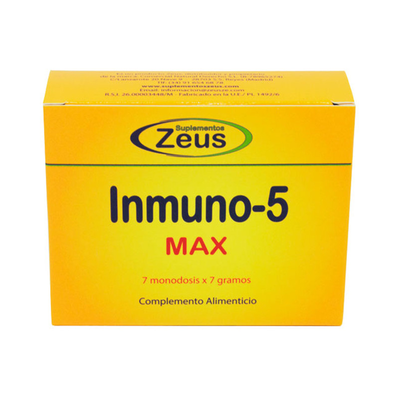 INMUNO 5 MAX 7 SOBRES ZEUS