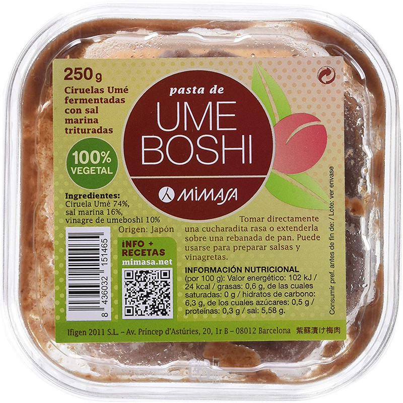 UMEBOSHI PASTA 250Gr. MIMASA