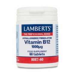 VITAMINA B12 1.000µg. 60 TABLETAS LAMBERTS