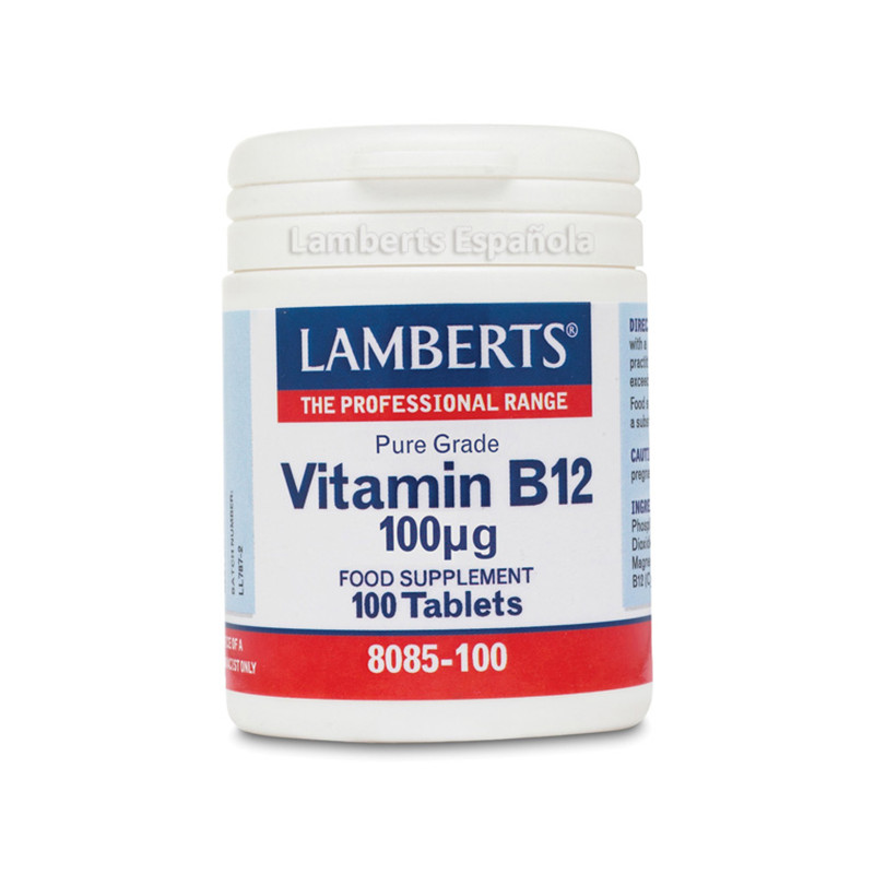 VITAMINA B12 100µg. 100 TABLETAS LAMBERTS