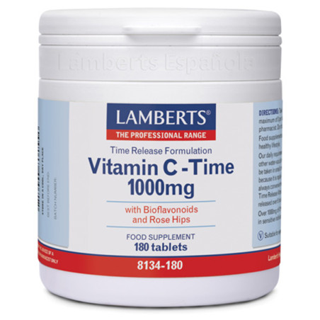 VITAMINA C 1.000Mg. LIBERACION SOSTENIDA 180 TABLETAS LAMBERTS