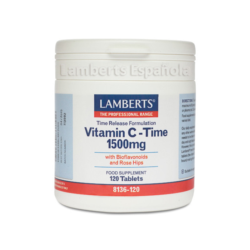 VITAMINA C 1.500Mg. LIBERACION SOSTENIDA 120 TABLETAS LAMBERTS