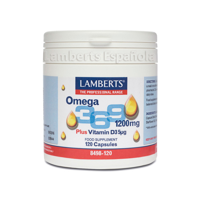 OMEGA 3, 6 y 9 120 CAPSULAS LAMBERTS