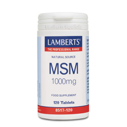 MSM (METILSULFONILMETANO) 1.000Mg. 120 TABLETAS LAMBERTS