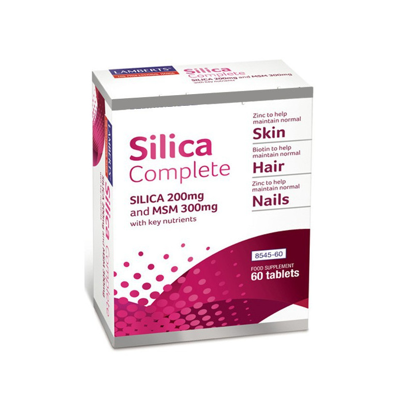 SILICA COMPLETE (CABELLO, PIEL Y UÑAS) 60 TABLETAS LAMBERTS