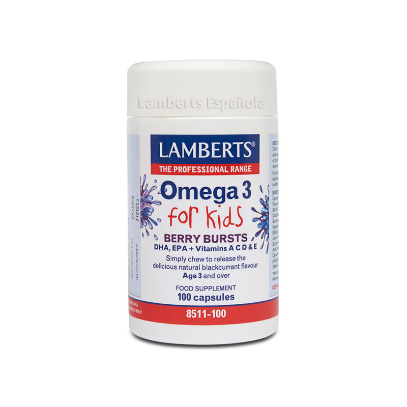 OMEGA 3 PARA NIÑOS 100 CAPSULAS LAMBERTS