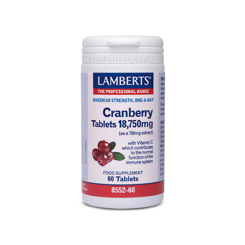 CRANBERRY 18.750Mg. 60 TABLETAS LAMBERTS