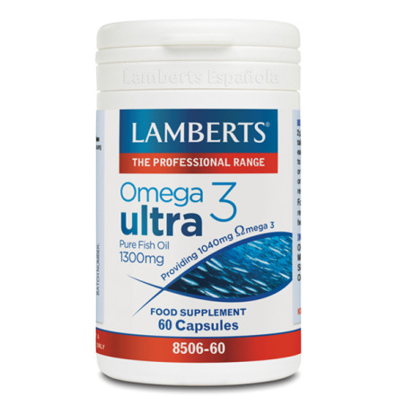 OMEGA 3 ULTRA (PURE FISH OIL 1.300Mg.) 60 CAPSULAS LAMBERTS