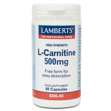 L-CARNITINA 60 CAPSULAS LAMBERTS