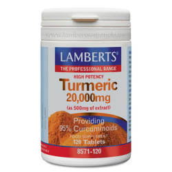 TURMERIC (CURCUMA 20.000Mg.) 120 TABLETAS LAMBERTS