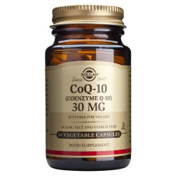 COENZIMA Q-10 30 MG 60 CAPSULAS VEGETALES SOLGAR